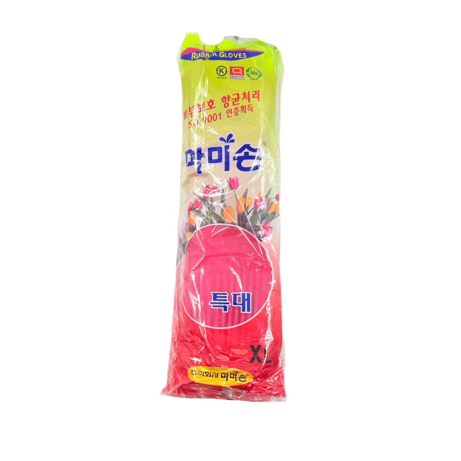 RUBBER GLOVES 마미손 고무장갑(XL) 10 PAIRS/PK